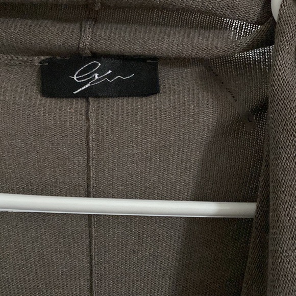 Dark gray knit cardigan - Picture 2 of 3